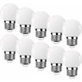 thumbnail image 1 of E27 LED Bulb, 3W G45, 155LM, 3W Equivalent to 15W, G45 Globe Bulbs Lamp for Holiday Party Decoration, Non-dimmable, Pack of 10 [Energy Class G], 1 of 4