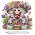thumbnail image 1 of Painting Desktop Decors Acrílico Forma Especial Niña Flores para El, 1 of 9