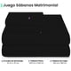 thumbnail image 2 of Sabanas Lisas Ubbe, Tamaño Matrimonial, Color Negro, 4 Piezas, 2 of 7