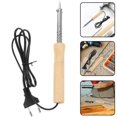 thumbnail image 3 of Electric Soldering Iron Portable Household Soldering Tool Welding Tool With Wooden Handle (EU Plug), 3 of 4