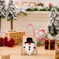 thumbnail image 5 of YFMHA Christmas Decoration Linen Tote Bag Cartoon Burlap Gift Bag for Candy Containers, 5 of 7