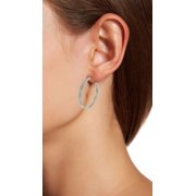 Textured Statement Triple 2 Hoop Earring