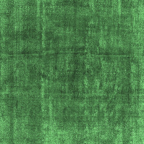 Ahgly Company Indoor Square Oriental Emerald Green Industrial Area Rugs, 3' Square