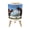 Color 4, variant on Small Trash Can with Lid Beach Sunset Nature Ocean Waves Foamy Shoreline Sandy Beach 1.8 Gallon Dog Proof Trash Can Round Garbage Can Waste Bin Wastebasket for Bathroom Bedroom Living Room