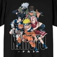 thumbnail image 2 of Naruto Classic Character Group With Kanji Crew Neck Short Sleeve Men's Black T-shirt-3XL, 2 of 4
