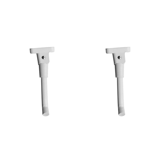 Greeniant Patinete eléctrico Patineta Monopatín Aleación de aluminio Soporte de pie Soporte lateral Reemplazo para M365, Blanco blanco 2piezas Greeniant CBP155310