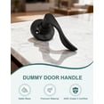 thumbnail image 2 of Poignée de Porte d'Intimité Intérieure avec Serrure, Levier de Porte Mat pour Salle de Bain et Chambre, Poignée de Porte Style Vague, Intérieur, Mat, Réversible, Verrouillage Sans Clé, 2 of 8