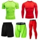 thumbnail image 2 of Camisetas de compresión para correr para hombre, camiseta de fútbol de secado rápido, ropa deportiva ajustada para fitness, camiseta deportiva de manga corta para gimnasio, camiseta transpirable, 2 of 5