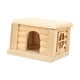 thumbnail image 3 of Casa de madera para hámster, cabaña escondite para hámster con ventana, casa para mascotas de animales pequeños para ratón, , hámster enano,, 3 of 9