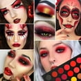thumbnail image 4 of Red Eyeshadow Palette 18 Shades Highly Pigmented Long Lasting Matte Shimmer Orange Red Gold Black, 4 of 6