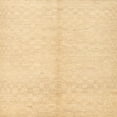 thumbnail image 1 of Ahgly Company Machine Washable Indoor Square Contemporary Brown Gold Area Rugs, 6' Square, 1 of 7
