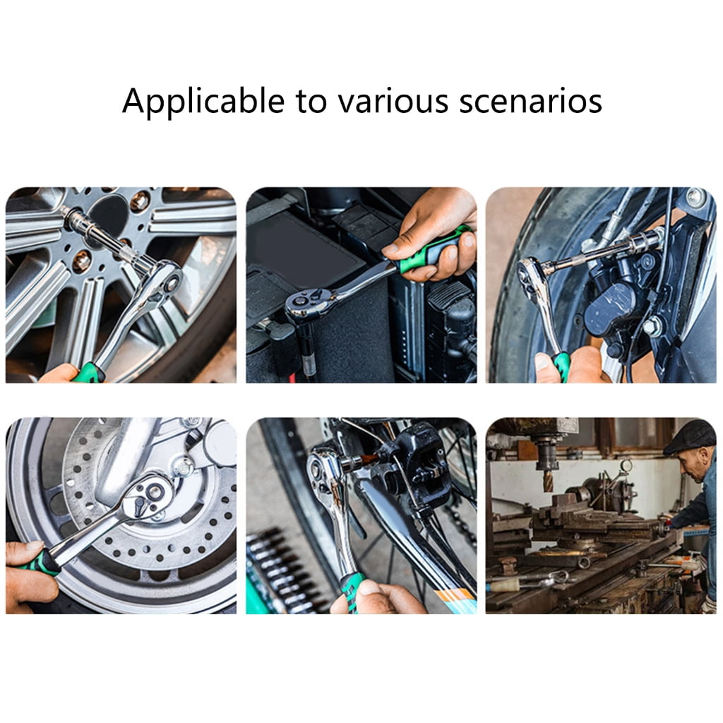 High Strength 72 Tooth Ratchet Wrench Spanner Set Offer Superior Wear Resistance