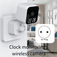 thumbnail image 3 of CáMara Tuya Wifi con Reloj Digital Seguridad Interior del Hogar VisióN Videovigilancia CáMara de Movimiento InaláMbrica-Enchufe de la UE, 3 of 7
