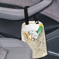 thumbnail image 3 of Yuyamidu Cartoon Cat Car Trash Bag Cute Car Rubbish Bag Waterproof Small Garbage Bag Hanging Car Waste Basket Holder Auto Accessories Foldable Car Garbage Can, 3 of 7