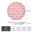 thumbnail image 2 of Cauagu Cartoon Lobsters 3 Print Bone China Decorative Plate, Wall Mount Plate Holiday Decor Decorative Ceramic Plates with Stand Elegant Household Plates Decorative-7in, 2 of 6