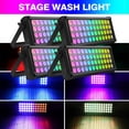 thumbnail image 1 of 80W RGB 48 LED Wall Washer Stage Light Bar Strobe DMX Party Disco Show Club 4 Pack, 1 of 6