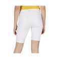 thumbnail image 2 of NUMERO Womens White Rolled Hem Shorts 27, 2 of 2