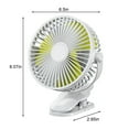 AA Battery Operated Clip on Fan, Stroller Fans, USB Powered Portable ...