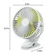 thumbnail image 3 of Xihbxyly Ventilador con Clip, 5 Velocidades, Alimentación Usb, Potente Flujo de Aire y Funcionamiento Silencioso, Ventilador con Clip Ajustable y de Escritorio, Diseño Compacto, Ideal para Oficina, D, 3 of 5