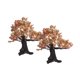 thumbnail image 3 of Árbol arquitectónico, tren a escala simulada, accesorios, mini árbol de flores artificiales 12cm 2pcs, 3 of 9
