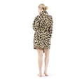 thumbnail image 2 of Linum Home Textiles Super Plush Leopard Print Bathrobe Color: Leopard Size: S/M, 2 of 5