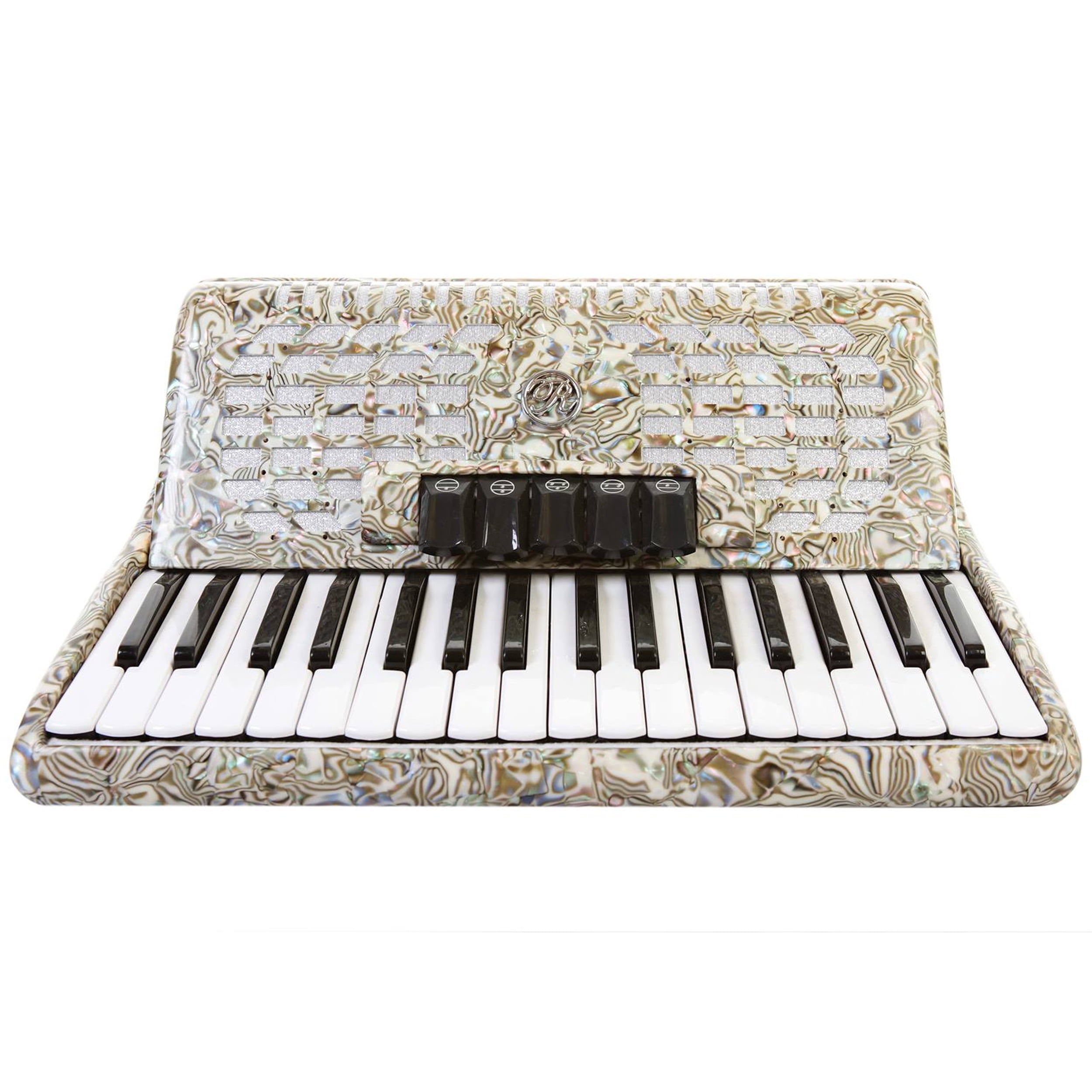Rossetti Piano Accordion 72 Bass 34 Keys 5 Switches Opal - Walmart.com