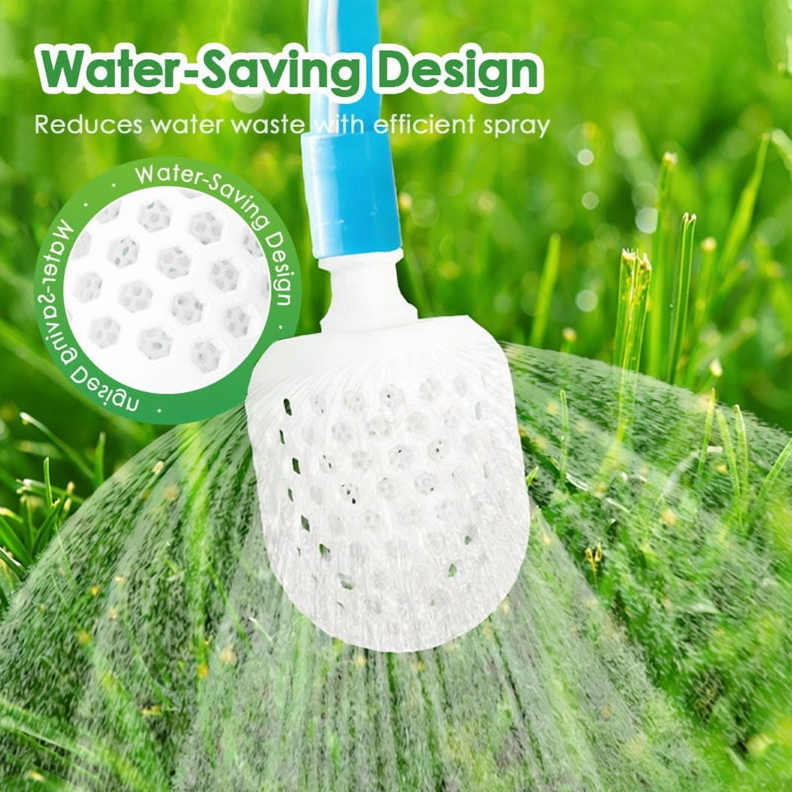 Honeycomb Garden Hose Sprayer Nozzle, Lightweight White Water Sprinkler Head, Universal Fit Watering Tool for Plants, Lawn, and Outdoor Cleaning