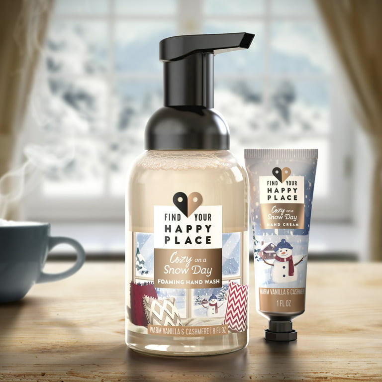 Find Your Happy Place Moisturizing Hand Cream for Dry Skin Cozy on a Snow  Day Warm Vanilla & Cashmere Musk 1 fl oz