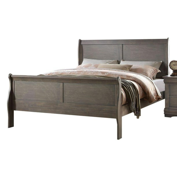 Double Sleigh Bed With Kd Headboard, King Sleigh Bed Headboard And Footboard