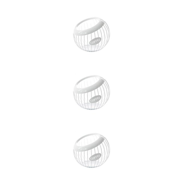 kurtrusly Easy To Clean Holder For Home Cafe Hotel Convenient And Practical Storage Solution Metal Large Storage Basket white 3Set