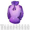 thumbnail image 2 of Dreamy Purple Butterfly Pattern Men's Women Vintage 3D Hooded Sweatshirt - All-Season Loose Fit Streetwear, 2 of 6