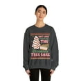 thumbnail image 3 of Womens Ugly Christmas Sweater, Funny Christmas Tree Cake Sweatshirt Gift, 3 of 4