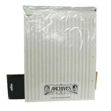 Archives 18 Stave Manuscript Pad