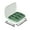 Green, variant on 7-Day Pill Organizer with Cutter - Portable Weekly Medication Box for Travel (BPA-Free Daily Pill Case for Vitamins & Prescriptions)