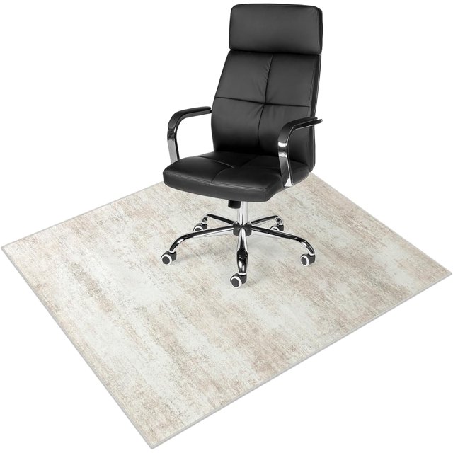 Anidaroel 48"x60" Abstract Office Chair Mat, Desk Chair Mat for Hardwood Floor, Desk Mat for Rolling Chair on Hardwood, Office Chair Rug for Rolling Chair, Anti-Slip Floor Protector Rug