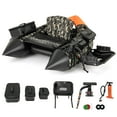 thumbnail image 1 of Costway Inflatable Fishing Float Tube Portable Fishing Boat with3 Detachable Storage Boxes Camouflage, 1 of 10