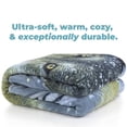 thumbnail image 3 of Dawhud Direct ""Broken Silence Wolf"" 50""x60"" Fleece Blanket, 3 of 5
