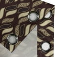 thumbnail image 4 of Ambesonne Brown Grommet Curtain, Cheetah Skin Pattern Savannah, 50" x 84", Redwood Brown, 4 of 6