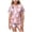 a31-Pink, variant on KPOPLK Halloween Pajamas Girl Fall Pumpkin Print Satin Button Up Sleepwears 2 Piece Top and Shorts Pjs Sets for 2-13 Years,Size 10-11 Years