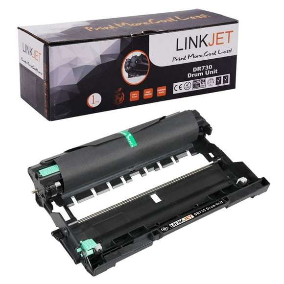 Linkjet Compatible DR760 DR730 Drum Unit Replacement for Brother DR-730 DR-760 Drum Unit for Brother HL-L2370DW HL-L2350DW HL-L2390DW HL-L2395DW HL-L2370DWXL Printer, Black 1-Pack