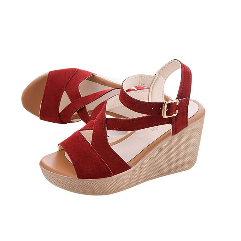Red wedges size clearance 8