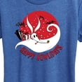 thumbnail image 3 of The Nightmare Before Christmas - Happy Howlidays - Women's Short Sleeve Graphic T-Shirt, 3 of 5