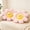 Pink Grid, variant on HonorHut 2 Pack Daisy Floor Seating Cushion 15.7Inch Soft Decorative Flower Shaped Couch Pillows Office Seat & Sofa Cushion Pink Yellow Grid