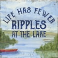thumbnail image 3 of Reed, Tara 12x12 Black Modern Framed Museum Art Print Titled - Lake Living IV (ripples), 3 of 5