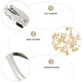 thumbnail image 4 of UPGRATOR 200pcs Mini Paper Brads Brass Fasteners for DIY Projects Scrapbooking, 4 of 5
