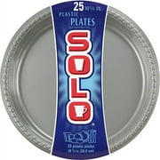 Solo 10 Inch Plate Silver
