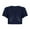 Dark Blue, variant on Womens Cropped Shrug Cardigans Chiffon Lightweight Open Front Bolero Cardigan Sheer Short Sleeve Shrugs for Dress Dark Blue, 2XL