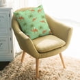 thumbnail image 2 of Throw Pillow Covers 20x20 Inch, Desert Camels Decorative Pillow Cases for Couch Sofa Bed, Tropical Date Palm Trees Animal Green Cotton Linen Square Home Decor Pillowcases with Hidden Zipper, 2 of 7