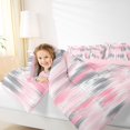 thumbnail image 3 of Homewish Pink Tie Dye Full Size Comforter Sets,Modern Abstract Art Bedding Comforter Set,Pink Reversible,3-Piece,1 Comforter and 2 Pillowcases, 3 of 7