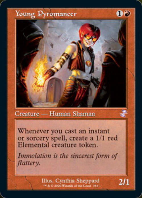 Mtg young pyromancer x 2 great condition 